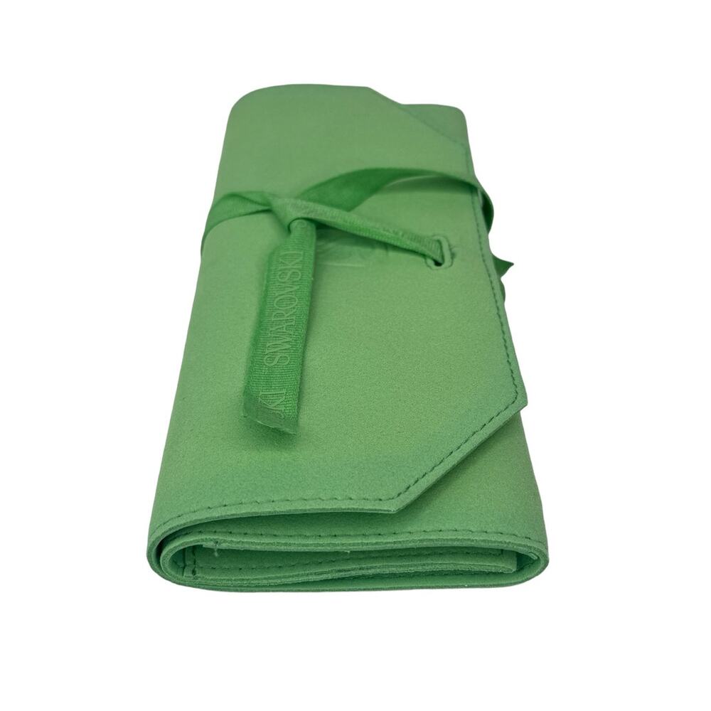 Swarovski 2023 Travel Jewelry Roll Pouch Green
